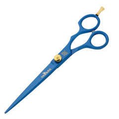 Pet Grooming Scissors with gold adjustable screw Patterned