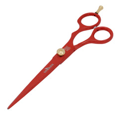 Pet Grooming Scissors with gold adjustable screw Patterned